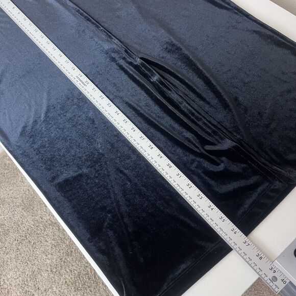 Vintage Skirt Womens Large Maxi Stretch Velvet Velour Whimsigoth Goth 90s Boho - Picture 7 of 10